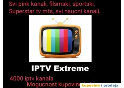 IPTV TELEVIZIJA ZA ANDROID BOX TABLET PC 4000 KANALA 2 DANA BESPLATNO