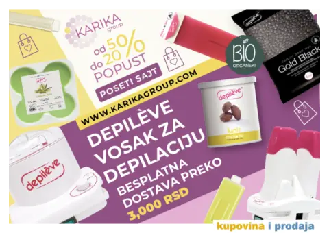 DEPILEVE VOSAK ZA DEPILACIJU – OPREMA ZA KOZMETIČKE SALONE