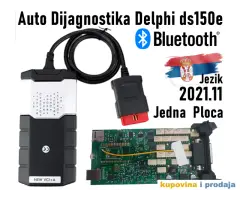 NOVO - 1 Ploča Delfi DS150e Bluetooth 2021.11 Dijagnostika