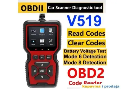 NOVO- V519 OBD2 Auto Dijagnostika - 1/15