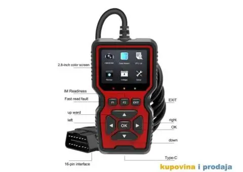 NOVO- V519 OBD2 Auto Dijagnostika - 14/15