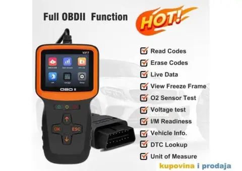 NOVO - V317 Univerzalna OBD 2 OBD II EOBD Auto Dijagnostika - 1/15