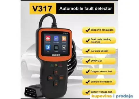 NOVO - V317 Univerzalna OBD 2 OBD II EOBD Auto Dijagnostika - 2/15