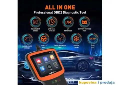 NOVO - V317 Univerzalna OBD 2 OBD II EOBD Auto Dijagnostika - 12/15