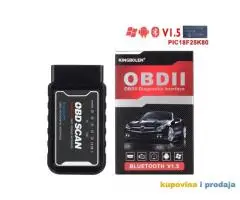 Bluetooth OBD SCAN Elm327 OBD2 PIC18F25K80 Čip Dijagnostika