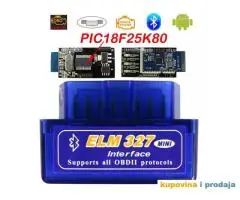 V1.5 Mini Bluetooth ELM 327 PIC18F25K80 OBD2 Dijagnosti