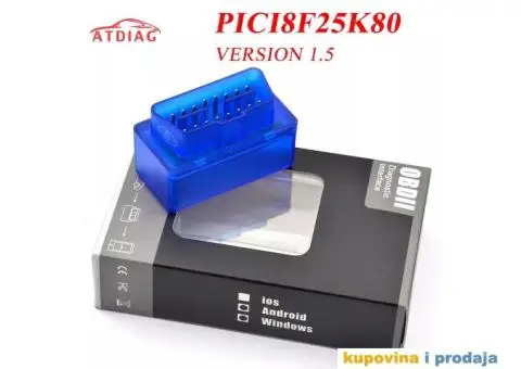 V1.5 Mini Bluetooth ELM 327 PIC18F25K80 OBD2 Dijagnosti - 10/15