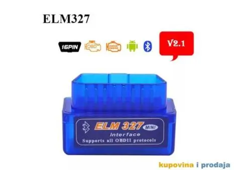 Mini ELM327 2.1V Bluetooth OBD 2 Auto Dijagnostika - 9/15