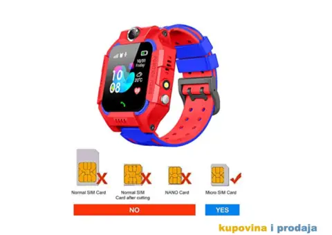 Q19 Deciji Smart Watch 2G, LBS Location Sim Kartica - 10/15