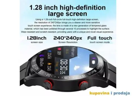 HW20 Bluetooth Smart Watch ECG+PPG Bluetooth poziv - 11/15