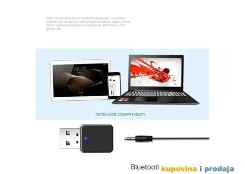 USB Hands Free Bluetooth Receiver Car Kit - 10/15