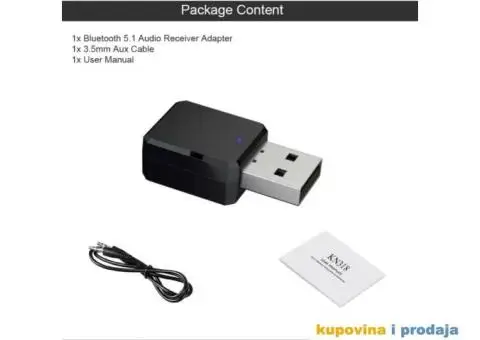 USB Hands Free Bluetooth Receiver Car Kit - 13/15