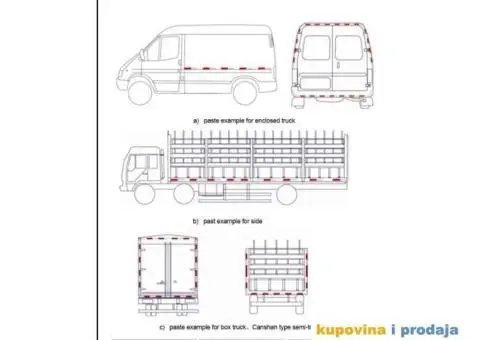 3M Reflektirajuće traka - Strelice - 14/15