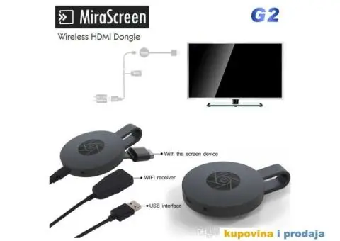 Mirascreen G2 Adapter HDMI WiFi Display, DLNA - 4/15