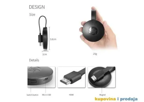 Mirascreen G2 Adapter HDMI WiFi Display, DLNA - 14/15