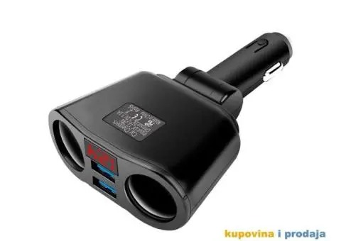 3.1A Dual Razdelnik USB Auto Upaljac / Punjač, 12V-24V - 10/15