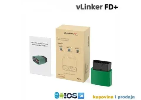 Vgate vLinker FD+ ELM327 V2.2 za Ford i Mazdu, Bluetooth 4.0 - 13/15