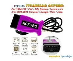 ITCARDIAG ACFOBD OBD2 Fiat/Alfa/Lancia/Chrysler/Dodge/Jeep