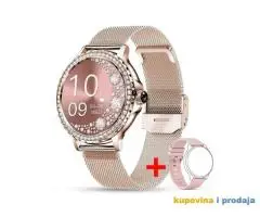 Rosegold Smart Watch za Dame Bluetooth poziv