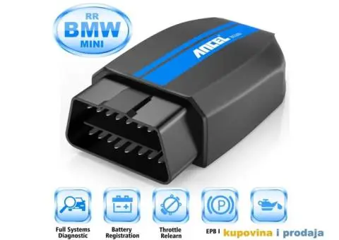 ANCEL BD300 Bluetooth OBD2 za BMW grupu vozila Mini, Rolls Royce - 3/15