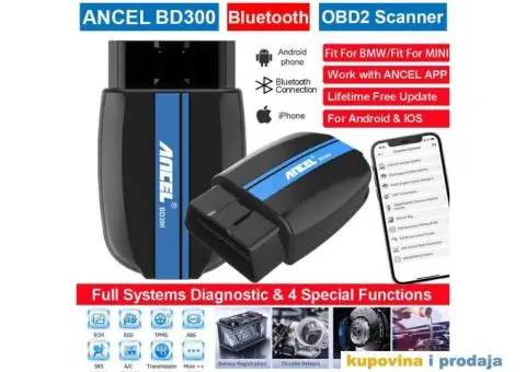 ANCEL BD300 Bluetooth OBD2 za BMW grupu vozila Mini, Rolls Royce - 7/15