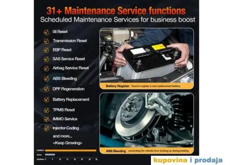 LAUNCH X431 Elite Full OBD2 GM / BMW / Audi / Benz - 6/15