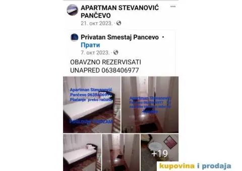 Apartmani za domaće i strane firme Vršac i Pančevo - 1/14