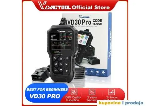 NOVO - VDIAGTOOL VD30 Pro OBD2 Dijagnostika - 2/10