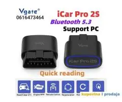 Vgate iCar Pro 2S OBD2 Bluetooth 5.3, IOS Android, PC