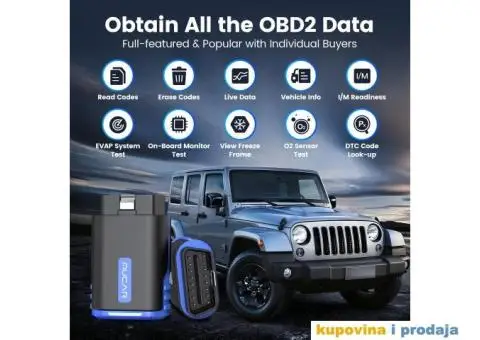 Mucar Driverscan Bluetooth OBD2 Dijagnostika - 2/15