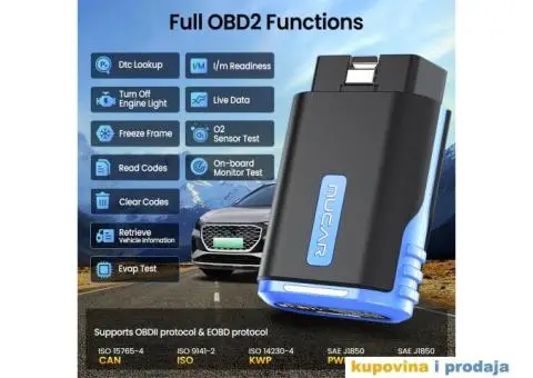 Mucar Driverscan Bluetooth OBD2 Dijagnostika - 4/15