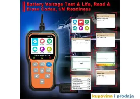 YM319 OBDII+EOBD+CAN Auto Dijagnostika - 11/15