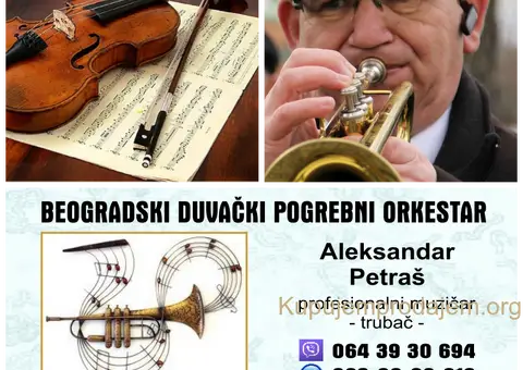 Solo truba,violina,hor ili orkestar za sahrane pogrebe