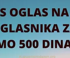 Vas oglas na 50 oglasnika